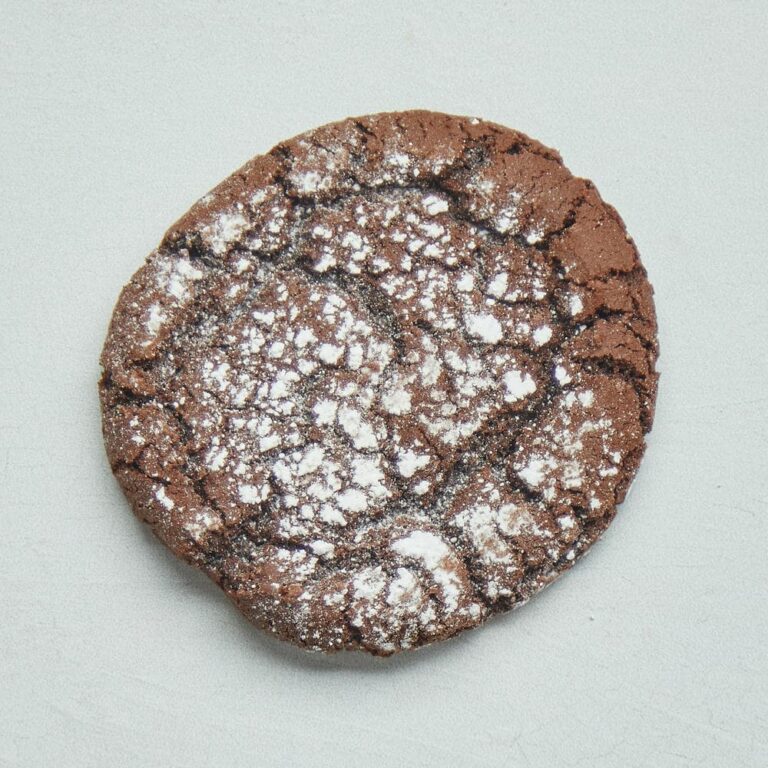 chocolate crinkle cookie