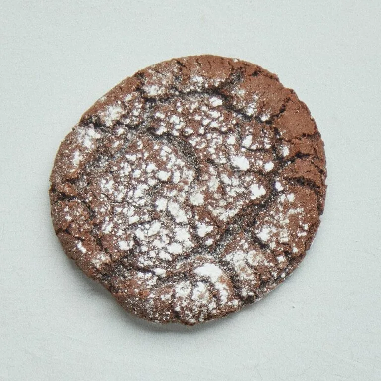 chocolate crinkle cookie