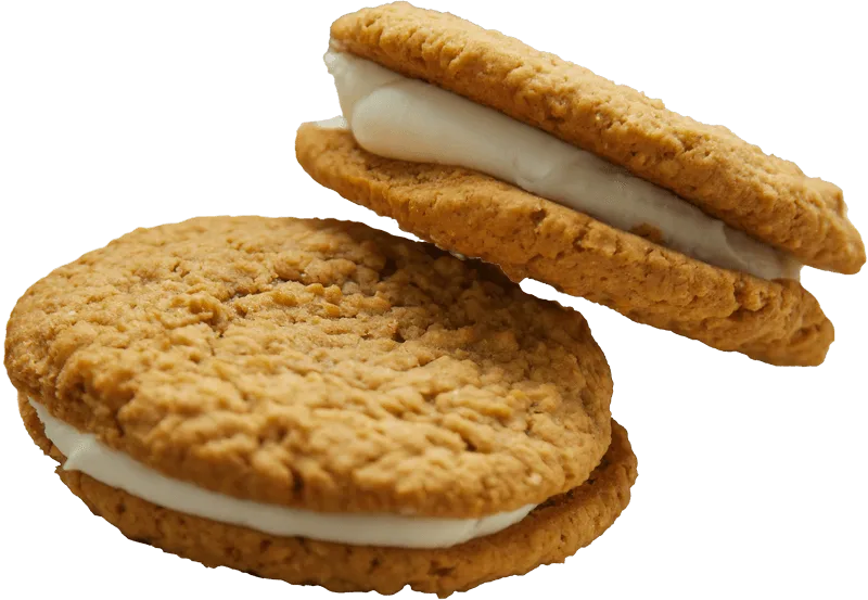oatmeal sandwich cookie cutout