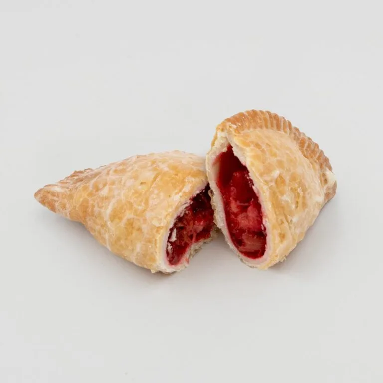 strawberry rhubarb fry pie